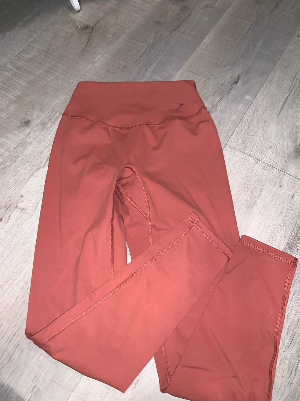 Gymshark High-Waist Coral-terracotta Leggings